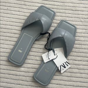 Soft Blue Zara Sandals